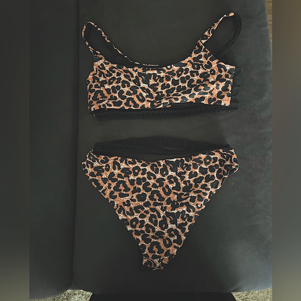 Cheetah print bikini